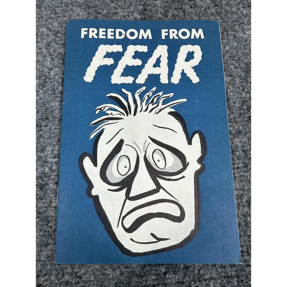 Vintage Booklet 1954 Freedom From Fear by Good Reading Rack Service
